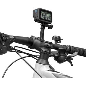 SUREWO Aluminum Handlebar Bike Pole Mount,Bicycle Handlebar Stem Clamp Mount Compatible with Go Pro Hero 13/12/11/10/9/8/7/6/5 Black,DJI Osmo Action 5Pro/4/3 and More
