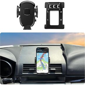 Car Phone Holder Mount Fits for Mazda 3 2004-2013 Accessories, Compatible with Emergency Flasher Buttom,Thick Cases Friendly Fit for iPhone/Android and All Smartphones