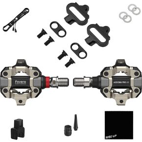 Favero Assioma PRO MX-1, Single-Sensing Side Pedal Based Cycling MTB Power Meter, Bluetooth and ANT+ Connectivity for Bike Computers, Cycling GPS Units, & Smartphones