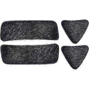 2 Pairs Longbow Arrow Holder Fur Cushion Functional Backspin Accessories Outdoor Hunting Shooting Practice