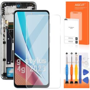 for Moto G Stylus 4G 2023 Screen Replacement for Moto G Stylus 4G 2023 LCD XT2317 Display Replacement Touch Screen Assembly Repair Parts with Frame