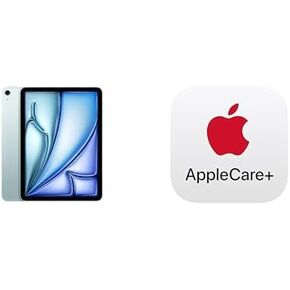 Apple iPad Air 11-inch with M3 chip Built for Apple Intelligence, Liquid Retina Display, 256GB, 12MP Front/Back Camera, Wi-Fi 6E + 5G Cellular, Touch ID — Blue with AppleCare+ (2 Years)