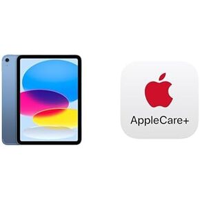 Apple iPad 11 بوصة: رقاقة A16 ، طراز 11 بوصة ، شاشة شبكية شبكية سائلة ، 128 جيجابايت ، Wi-Fi 6 + 5G الخلوية ، الكاميرا الخلفية الأمامية/12 ميجابكسل/12 ميجابكسل ، معرف اللمس ، عمر البطارية طوال اليوم-الأزرق مع Applecare + (2 سنة)