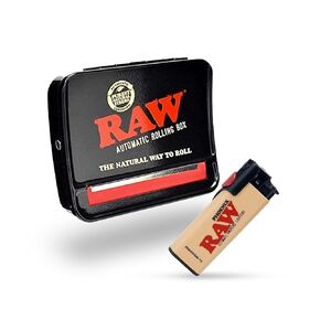 RAW Phoenix Classic Lighter Bundle with RAW Automatic Rolling Machine 79mm