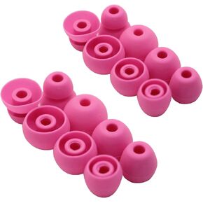 Silicone Tips Replacement Earbuds Tips for Powerbeats Pro, Beats X, Beats Flex, Urbeats, BeatsTour Wireless Earphone Ear Tips Covers, S/M/L, 8Pairs, Black