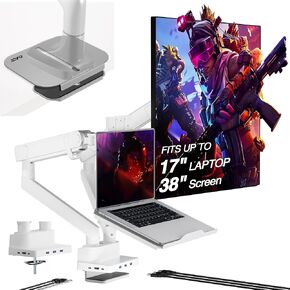 AVLT Dual Monitor Arm and Reinforcement Plate