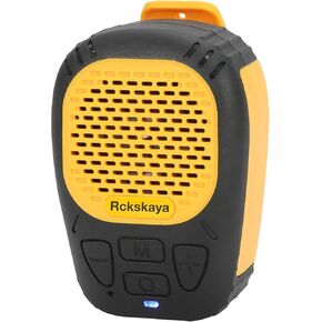 Portable Bluetooth Wearable Speaker, Bluetooth Speaker Waterpoof, Jobsite Sperak Up To 30H Battery Life, Clip On, Support TF Card, Built-in Mic For Hands-Free Music/Calls (Non Magnetic) (Army Green)