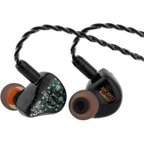Linsoul ZiiGaat Arcanis in Ear Monitor, Professional 2DD+5BA Hybrid IEM Earphone, Gaming Earbuds, HiFi Wired Earbuds with Detachable Cable for Musicians Audiophiles