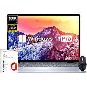 Dell Inspiron 16 5645 Business Laptop, 16" FHD+ Display, AMD Ryzen 7-8840U(>i7-1355U), 32 GB DDR5, 1 TB SSD, AMD Radeon GPU, Backlit KB, Wi-Fi 6E, Win 11 Pro, Office Lifetime License & Designed Mouse