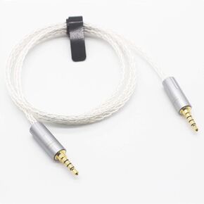 Youkamoo 3.5mm 4 Pole Aux Audio Cable, 3.5mm to 3.5mm TRRS Male to Male Connector Aux Cord 1m