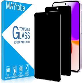 MAYtobe [2-Pack Privacy Screen Protector Designed for Samsung Galaxy A36 5G Tempered Glass, No Bubbles, Anti Scratch, Easy to Install