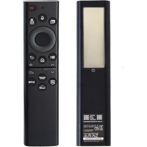 BN59-01385A Voice Solar Remote Control Replacement for Samsung Smart TV Remote Control. for The 2018-2024 Samsung Smart TV Frame Crystal UHD Neo QLED 4K 8K - Black