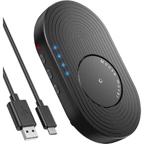 Mouse Jiggler Undetectable with Timer, Driver-Free Mouse Mover Wiggler Random Movement, Mechanaical Physical Mouser Shaker Keep PC/Laptop Awake