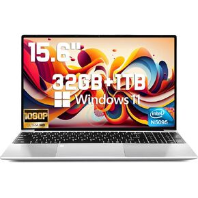 2025 أحدث جهاز كمبيوتر محمول من نظام التشغيل Windows 11 15.6 '' ، 1tb SSD 32GB RAM مزدوج القناة ، معالج Intel N5095 (MAX 2.9GHz) ، 1080p الكامل HD ، لوحة المفاتيح الخلفية ، بصمات الأصابع ، كاميرا الويب ، USB3.0 ، HDMI ، WIFI ، BT4.2