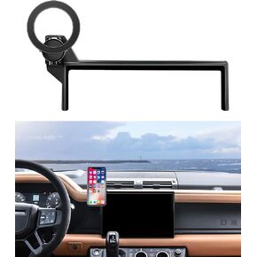 Car Phone Holder for 2022-2025 Land Rover Defender Accessories 11.4-Inch Screen Fixed Clip, 360° Rotation Phone Mount Compatible with MagSafe, Cell Phone Holder Does Not Affect Air Vent