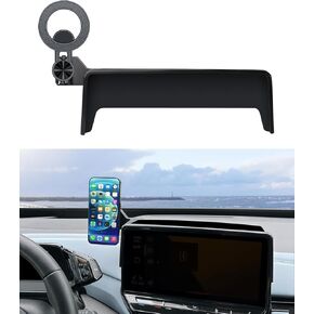 Car Phone Holder for 2021-2024 VW ID.4 ID4 Accessories 12-Inch Screen Fixed Clip, 360° Rotation Phone Mount Compatible with MagSafe, Cell Phone Holder That Does Not Affect Air Vent
