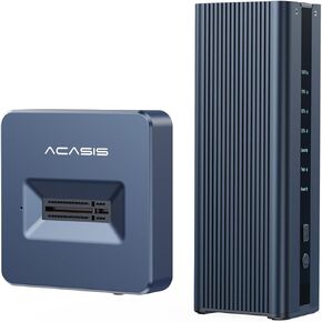 Dual-Bay Duplicator M.2 NVME SSD Cloner مع مروحة التبريد و USB C إلى محطة إرساء NVME ، USB C إلى M.
