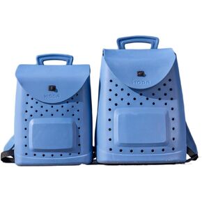 The Ultimate EVA Backpack | Washable, Lightweight and Durable | Zipper Pocket Dry Bag, For Beach, Pool, & Boat (Lavender Haze, Original Woda Bag)