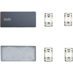 Replacement Left Shift Keycap Keys and Hinges Compatible for Surface Laptop 3/4/5 13.5/15inch 1867 1868 1872 1873 1950 1951 1952 1953 Keyboard Left Shift Key Cap (Black)