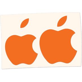 Orange Fire Color Cover Vinyl Decal Kit for Macbooks - Compatible with Air Pro and Legacy Models