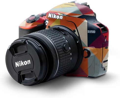تتوافق البشرة مع كاميرا Nikon D3500 - مشرق وسعيد - غطاء ملصق واقي فينيل 3M - سهل التطبيق | مصنوع في الولايات المتحدة الأمريكية من قبل Mayyskins in Kuwait