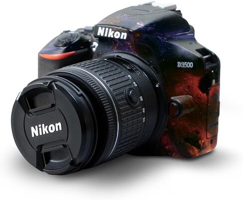 تتوافق البشرة مع كاميرا Nikon D3500 - مشرق وسعيد - غطاء ملصق واقي فينيل 3M - سهل التطبيق | مصنوع في الولايات المتحدة الأمريكية من قبل Mayyskins in Kuwait