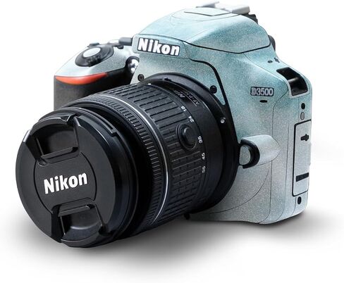 تتوافق البشرة مع كاميرا Nikon D3500 - مشرق وسعيد - غطاء ملصق واقي فينيل 3M - سهل التطبيق | مصنوع في الولايات المتحدة الأمريكية من قبل Mayyskins in Kuwait