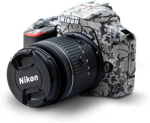 تتوافق البشرة مع كاميرا Nikon D3500 - مشرق وسعيد - غطاء ملصق واقي فينيل 3M - سهل التطبيق | مصنوع في الولايات المتحدة الأمريكية من قبل Mayyskins in Kuwait