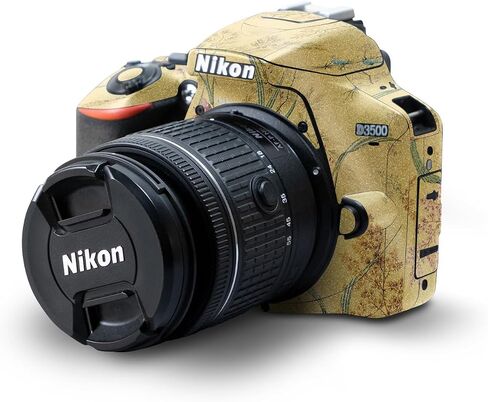 تتوافق البشرة مع كاميرا Nikon D3500 - مشرق وسعيد - غطاء ملصق واقي فينيل 3M - سهل التطبيق | مصنوع في الولايات المتحدة الأمريكية من قبل Mayyskins in Kuwait