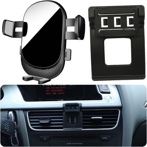 Car Phone Holder for Audi A4/S4/A5/S5 Auto Accessories [Only for Audi 2009-2016 A4 / S4 & 2008-2017 A5 / S5] [Auto Lock Hands Free Cell Phone Mount Car fits for iPhone & All Smartphones] in Saudi Arabia