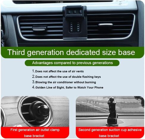 Car Phone Holder for Audi A4/S4/A5/S5 Auto Accessories [Only for Audi 2009-2016 A4 / S4 & 2008-2017 A5 / S5] [Auto Lock Hands Free Cell Phone Mount Car fits for iPhone & All Smartphones] in Saudi Arabia