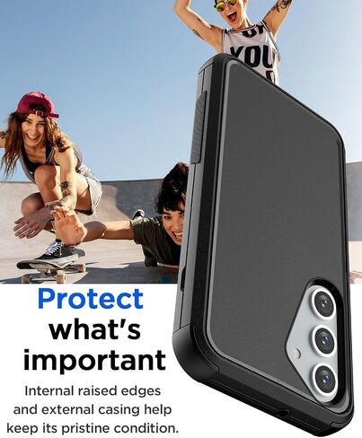 AICase Belt-Clip Holster Case for Samsung Galaxy S25 Plus 6.7",Heavy Duty Drop Protection Full Body Rugged Shockproof/Drop Proof/DustProof Military Grade Tough Durable Cover for S25 Plus 2025 in Kuwait