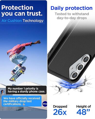 AICase Belt-Clip Holster Case for Samsung Galaxy S25 Plus 6.7",Heavy Duty Drop Protection Full Body Rugged Shockproof/Drop Proof/DustProof Military Grade Tough Durable Cover for S25 Plus 2025 in Kuwait