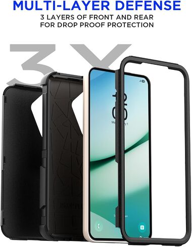 AICase Belt-Clip Holster Case for Samsung Galaxy S25 Plus 6.7",Heavy Duty Drop Protection Full Body Rugged Shockproof/Drop Proof/DustProof Military Grade Tough Durable Cover for S25 Plus 2025 in Kuwait