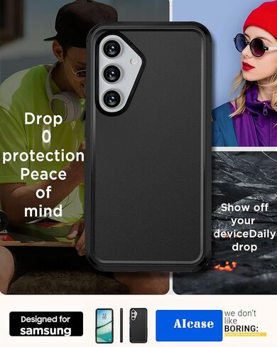AICase Belt-Clip Holster Case for Samsung Galaxy S25 Plus 6.7",Heavy Duty Drop Protection Full Body Rugged Shockproof/Drop Proof/DustProof Military Grade Tough Durable Cover for S25 Plus 2025 in Kuwait