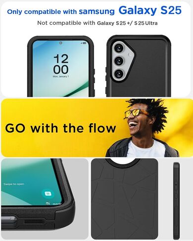 AICase Belt-Clip Holster Case for Samsung Galaxy S25 Plus 6.7",Heavy Duty Drop Protection Full Body Rugged Shockproof/Drop Proof/DustProof Military Grade Tough Durable Cover for S25 Plus 2025 in Kuwait