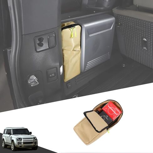 Car Storage Bag Compatible with Land Rover Defender 90 110 130 2020-2024, Rear Trunk Side Storage Organizer Accessories Oxford Cloth 1PCS in Saudi Arabia