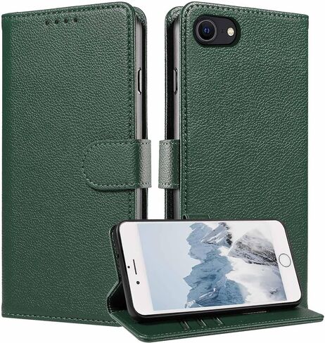 Jancalm for iPhone 6/6S/7/8/SE 2020/SE 2022 محفظة Case ، حظر RFID ، حالات فليب الهاتف ، [حامل البطاقة/فتحات نقدية] in Kuwait