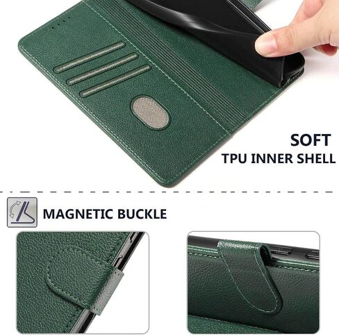 Jancalm for iPhone 6/6S/7/8/SE 2020/SE 2022 محفظة Case ، حظر RFID ، حالات فليب الهاتف ، [حامل البطاقة/فتحات نقدية] in Kuwait