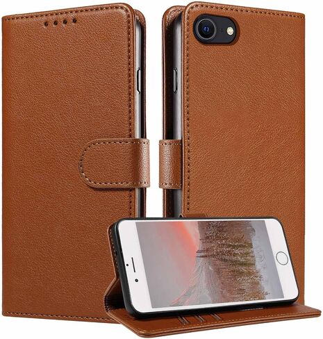 Jancalm for iPhone 6/6S/7/8/SE 2020/SE 2022 محفظة Case ، حظر RFID ، حالات فليب الهاتف ، [حامل البطاقة/فتحات نقدية] in Kuwait