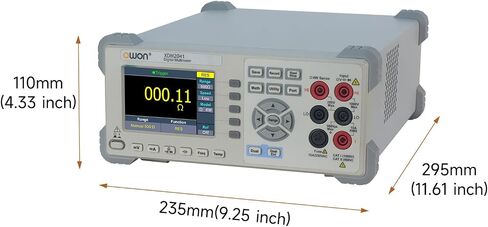 OWON Desktop Digital Multimeter with 3.5-inch LCD Display, Measures AC/DC Current, Voltage, and Temperature with True RMS Capability,Designed for Laboratories, Instruments, and Factories XDM1041 in Kuwait