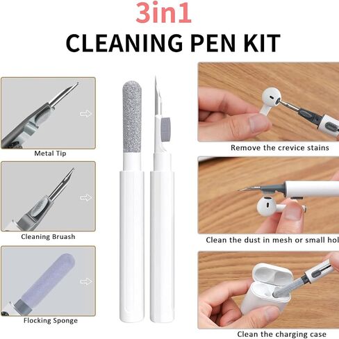 2 في 1 حالة السيليكون متوافقة مع Airpod 4 و Airtag ، وغطاء الجلد المضاد للخلع المضاد للخلع للجيل الرابع من AirPods مع 2 أجهزة كمبيوتر TPU شاشة و حبل شاشة (أسود) in Kuwait