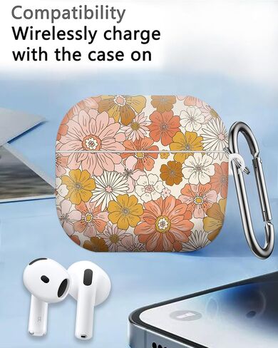 حالة متوافقة مع Airpod 4th Generation 2024 ، تغطية حالة وقائية مقاومة للصدمات مع سلسلة مفاتيح للنساء ، وملحقات الشحن اللاسلكية في Airpod 4th - السلاحف على الشاطئ in Kuwait