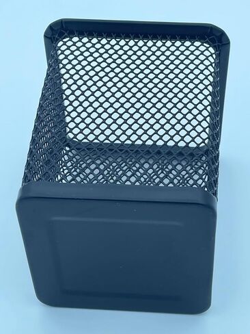 Metal Mesh Desk Organizer,Pen Holder for Desk with Drawer, Multi-functional Caddy Pen Organizers with 3 Compartments, Black in Saudi Arabia