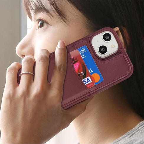 for iPhone 11 case with Credit Card Holder mag Safe,for iPhone 11 Phone Leather Case Wallet for Women Compatible mag Safe Wallet Detachable 2-in-1 for Men-Beige in Kuwait