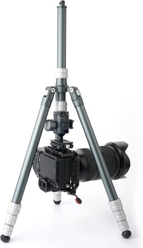 Mini Tripod for Camera,Table Tripod,Aluminum Portable Small Tripod with 360°Ball Head Quick-Release Arca-Swiss Mount System for DSLR Camera Camcorder,Phone Max Load 26lb in Kuwait