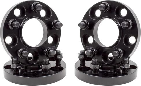 Wheel Accessories Parts 4 Pcs Hub Centric Wheel Spacers 5 on 4.50 114.3mm 20mm Thick 12mm 1.25 12x1.25 Thread Stud 66.10mm Hub Fits Nissan | Infiniti Passenger Cars in Saudi Arabia