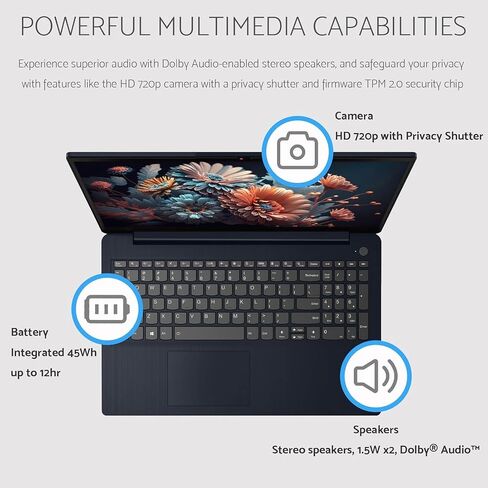 Lenovo Ideapad 3 15 Inch Touchscreen Laptop Computer, FHD 15.6 Laptop Touch Screen Intel Core i5 Lifetime Office, 40GB RAM, 2TB SSD+512GB Docking Set, Windows 11 Pro, Numer Pad in Saudi Arabia