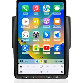 Qualcomm Car Radio for Dodge RAM 2013-2019 Unit Stereo Presection Head وحدة 14.4 بوصة 2K IPS شاشة Tesla Style Carplay Android Auto GPS