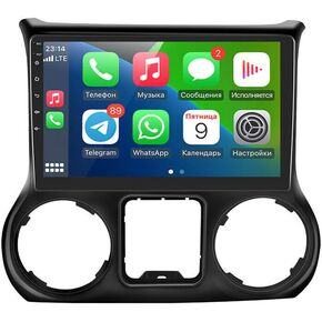 Wireless Android Auto for Jeep Wrangler 3 JK 2011-2017 Android 13 Car Radio Stereo Carplay GPS Navi FM Carplay BT Garmin GPS Navigation for Car